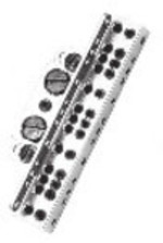 KANSAI SPECIAL Деталь игольной пластины VC008-1332-032P (1/4x1/8x1/8x1/4)x3 (M9113)